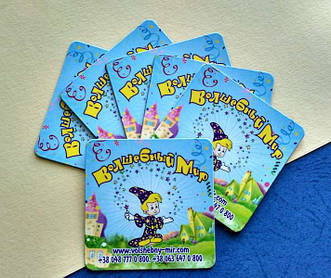 Плоские рекламные магнитики на заказ. Размер 63х63 мм 1