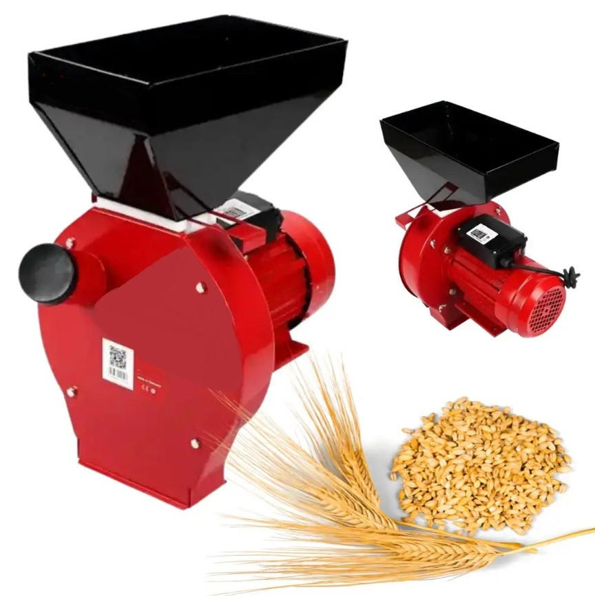 Зернодробарка EFS 4200 (4.2 кВт, 280 кг/год). Кормоізмельчітель Макіта для зерна і качанів кукурудзи, фото 1