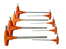 Набір ключів 6-гр. з Т-подібною ручкою PARTNER PA-5106H 8пр.