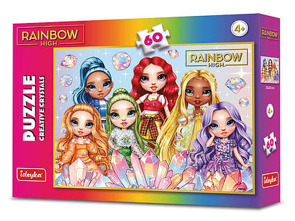 Пазли Rainbow High Creative Crystals, 60 елементів, в кор. 23*18*4см, ТМ Ідейка, Україна