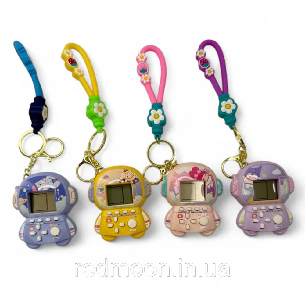 Кишеньковий брелок Тетріс, 1шт, Рандом / Електронна гра Тетріс / Интерактивный брелок / Брелок геймпад, фото 1