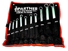 Набір ключів накидних відігнутих на 75 ° PARTNER PA-2010 10пр.