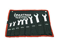 Набір ключів ріжкових PARTNER РА-1008M 8пр.