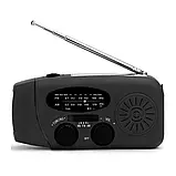 SurvivalWave Pro NOAA 5000 — Багатофункціональне Аварійне Радіо AM/FM/NOAA з Power Bank, Ліхтарем і Ручною Динамо-Зарядкою, фото 2
