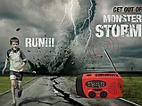 SurvivalWave Pro NOAA 5000 — Багатофункціональне Аварійне Радіо AM/FM/NOAA з Power Bank, Ліхтарем і Ручною Динамо-Зарядкою, фото 7