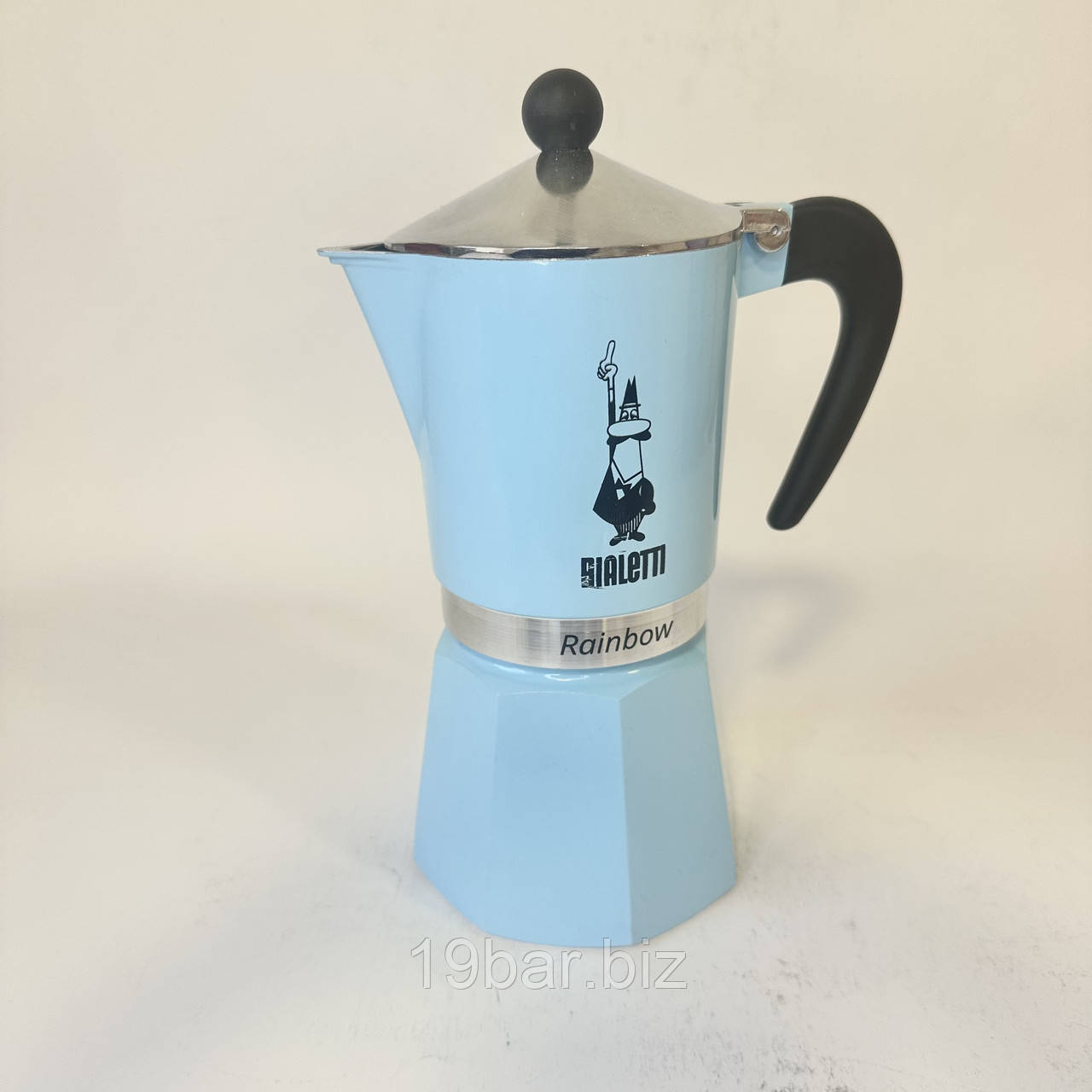 Кавоварка гейзерна Bialetti Rainbow Blue (6ч) 9900050413-1, фото 1