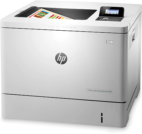 Принтер HP Color LaserJet Enterprise M553dn / Лазерний кольоровий друк / 1200x1200 dpi / A4 / 38 стор/хв / Ethernet, USB 2.0 /, фото 1