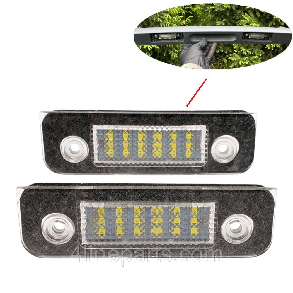 Led підсвітка номерного знаку Fiesta 5 Ford 1332916 2S6113550AA 1021802 96BG13550AB, фото 1