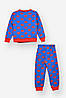 Піжама дитяча на флісі синього кольору 209504P, фото 2
