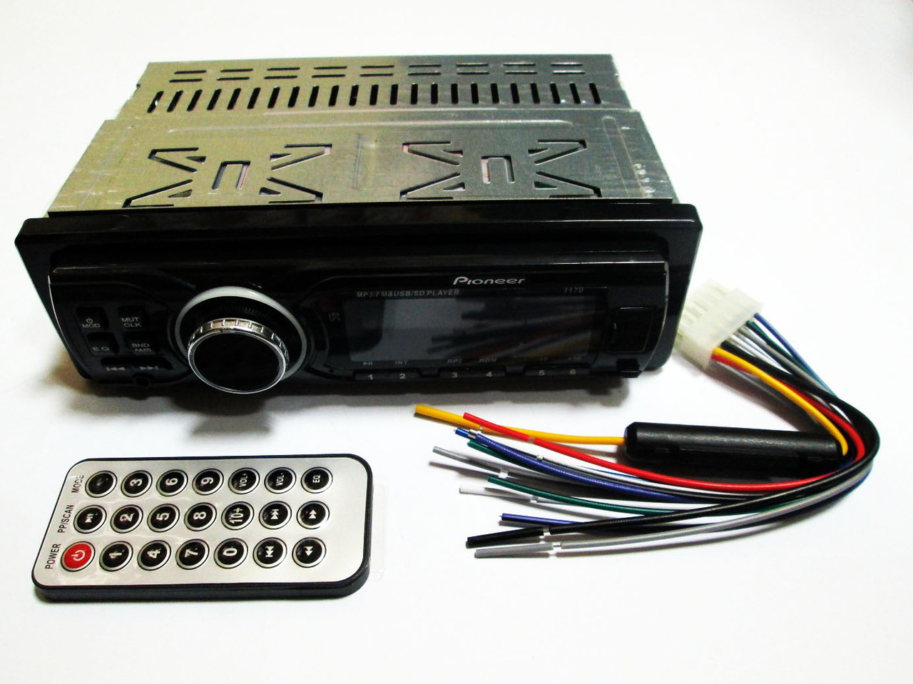 Автомагнітола 1170 ISO MP3+FM+USB+SD+AUX+ знімна панель