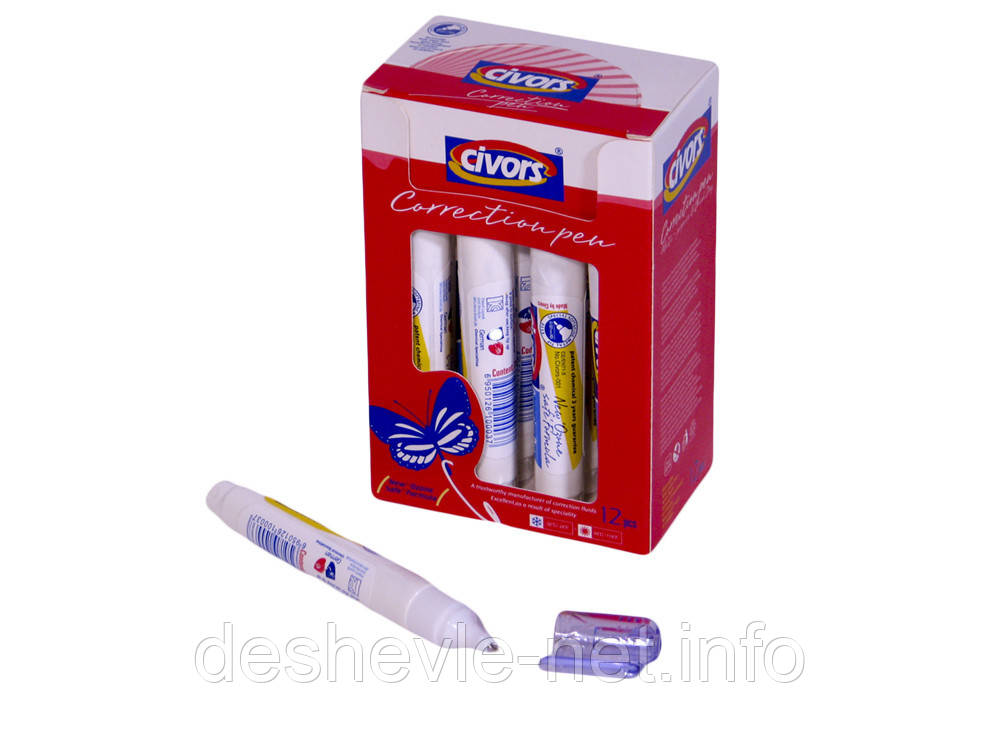 Коректор 7 мл. CIVORS-001 металевий наконечник