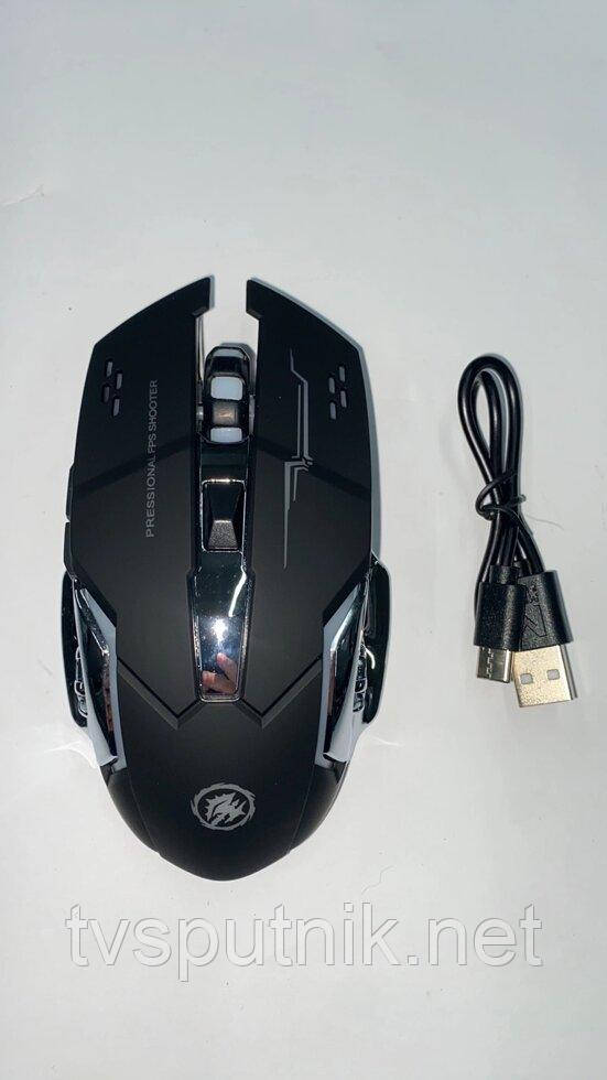 Геймерська безшумна бездротова миша T2 з RGB-підсвічуванням та акумулятором