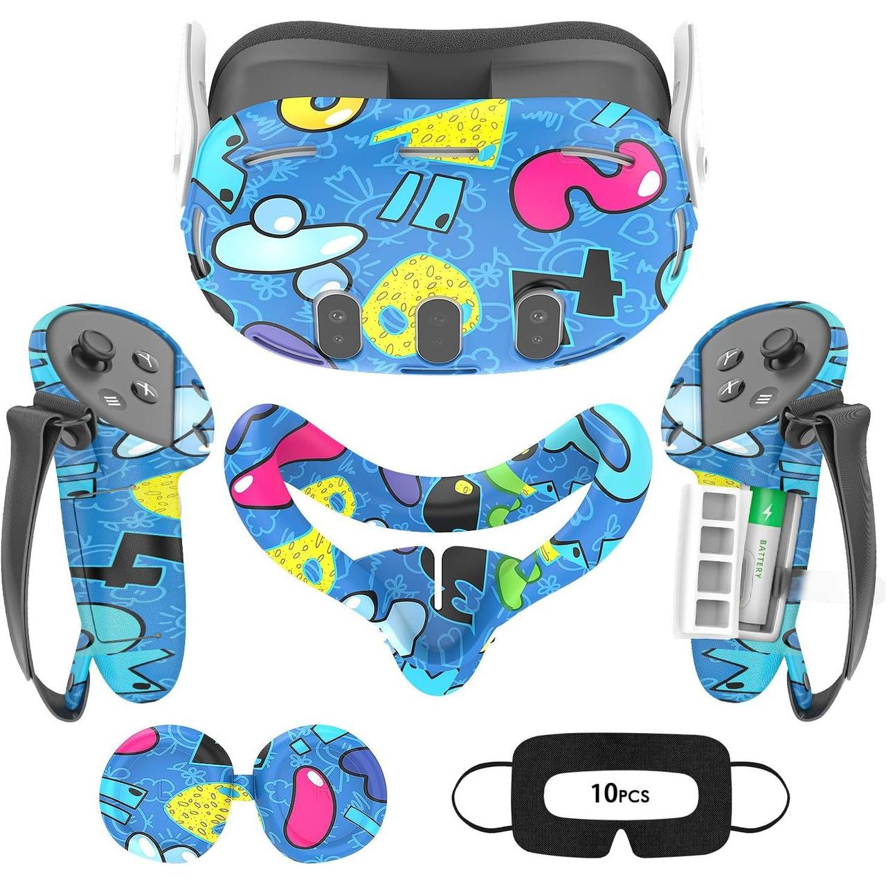 Набір аксесуарів COLOHAS 7-in-1 VR для Meta Quest 3 Battery versionG Set [154656], фото 1