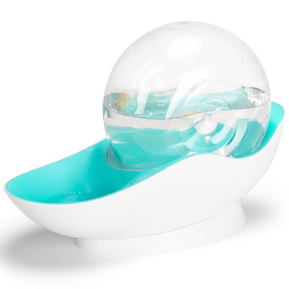 Автоматична поїлка для котів і собак, 2,8л, Слимак, Синя / Поїлка для кота / Питний фонтан для котів, фото 1