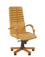 Офісне комп'ютерне крісло керівника Галаксі Galaxy wood MPD EX1 Новий Стиль