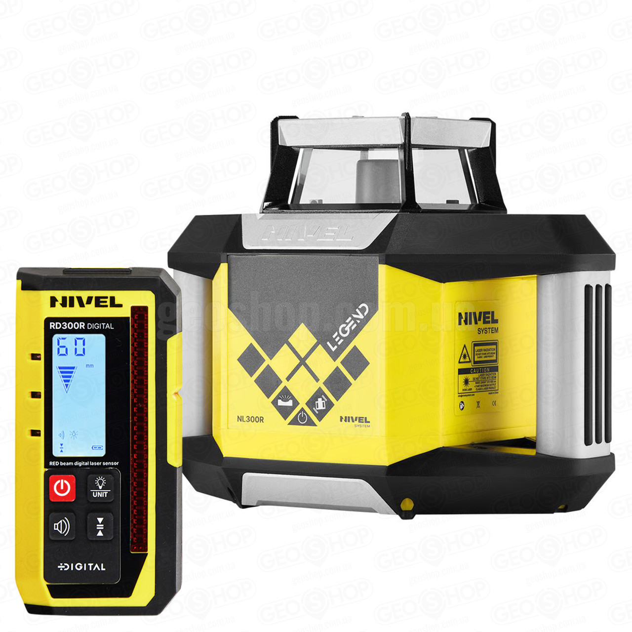 Лазерний ротаційний нівелір NIVEL SYSTEM NL300R DIGITAL ротаційний нівелір відкалібрований на стенді будівельник лазерний, фото 1