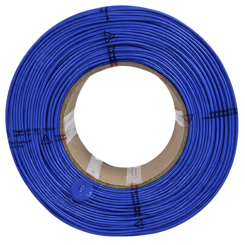 Пластик без котушки Bambu Lab PLA Basic  Blue (10601), Refill, 1.75мм, 1кг, 330м, 190-230°C, Синій філамент для 3Д-друку, фото 1