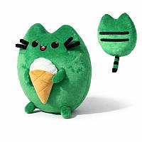М'яка іграшка Пушин кіт зелений з морозивом 26 см оригінал Dreamtoys Україна для дітей та подарунка