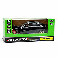 Іграшкова машинка Автопром BMW X6 1:32, 14 см, чорна — металева модель зі світлом, звуком та інерційним ходом, арт. 68311-2, фото 7