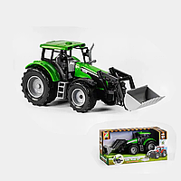 Дитячий ігровий трактор з інерційним механізмом та рухомим обладнанням