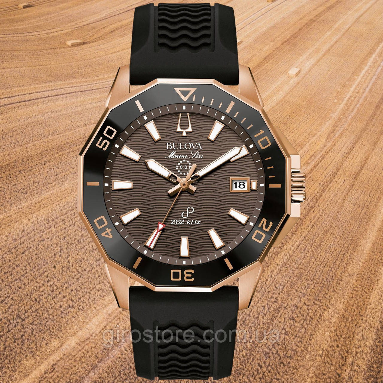 Bulova Precisionist Marine Star 98B421 неперевершена точність частота коливань 262 кГц, сапфір, фото 1