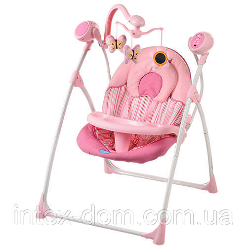 Дитячі гойдалки BAMBI (M 1540-1-2) з москітною сіткою