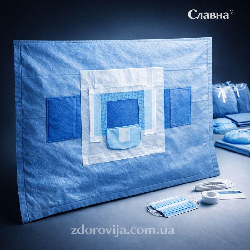 Комплект операційний для лапароскопії №2/Б «Славна®», стерильний