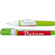 Коректор-ручка 8 мл. "Datum" D1401 (металічний наконечник)