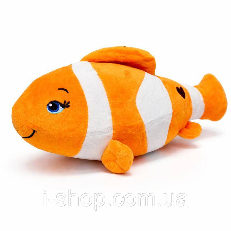 М'яка іграшка рибка Немо 40см плюшева іграшка для дитини з мультфільму для сну та обіймів, фото 1