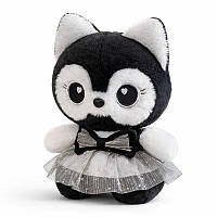 М'яка іграшка котик з великими очима 23см у сукні для дітей і дівчаток для сну та обіймів