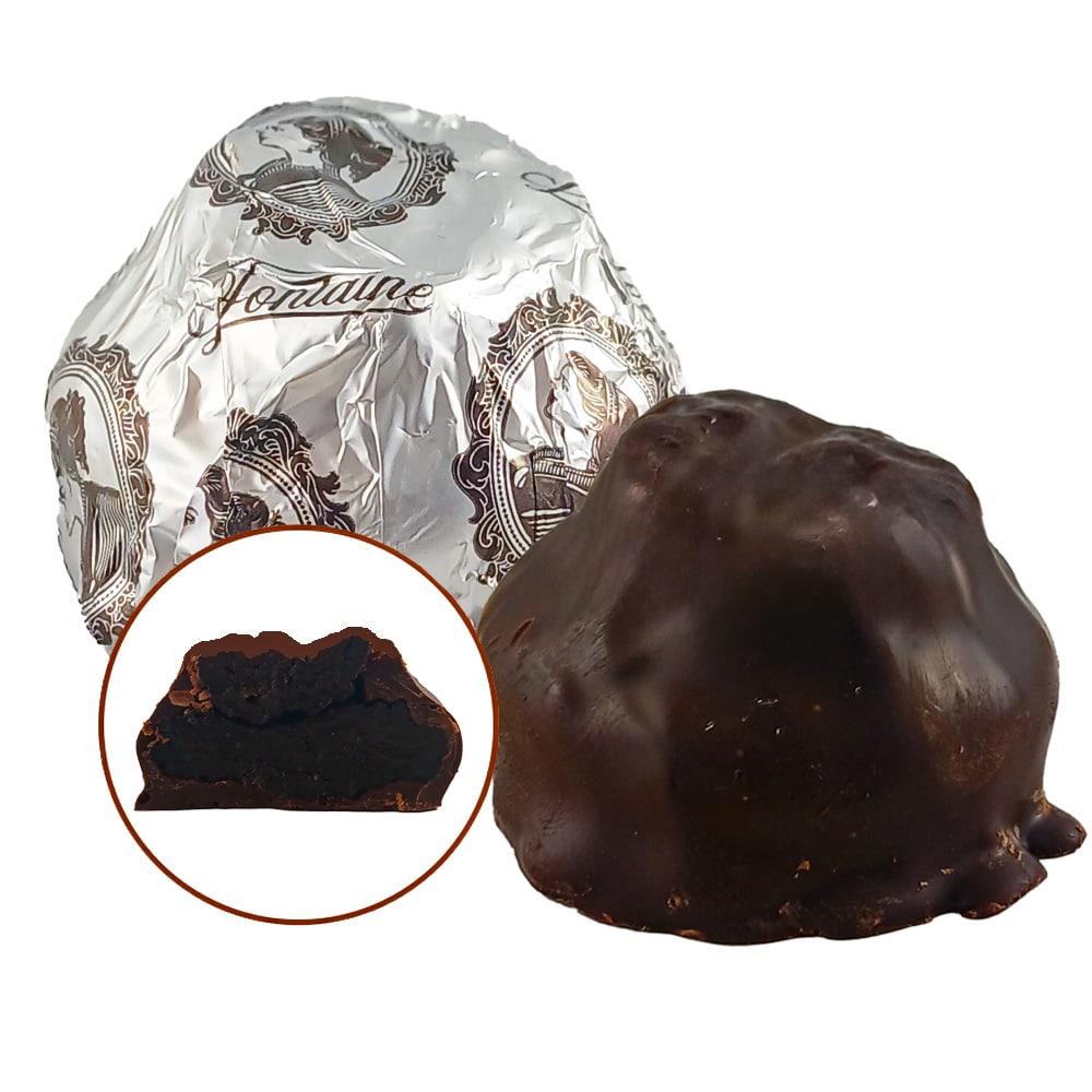 Цукерки La Fontaine Чорнослив в чорному шоколаді (Греція) 1 кг