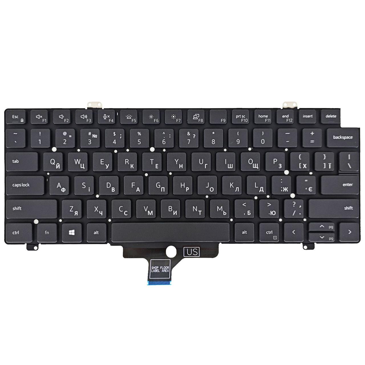 Клавіатура для ноутбука Dell Latitude 5420 5430 7410 7420 7520 EN UA (K364) "Б/У"