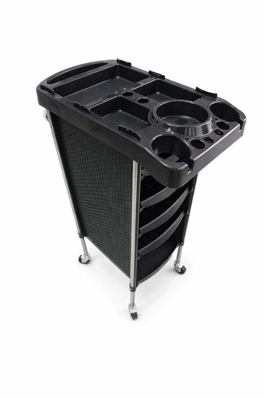 Перукарський візок на колесах TDS-668, 5 полиць, для салону, фото 1