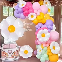 Арка гірлянда з куль "Ромашковий настрій"