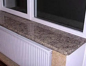 Гранітне підвіконня з натурального каменю(170 мм ширина) для дому та офісу Дюлон