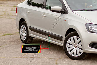 Молдинги на двері Volkswagen Polo V 2009-2015 р. в. Волксваген Поло