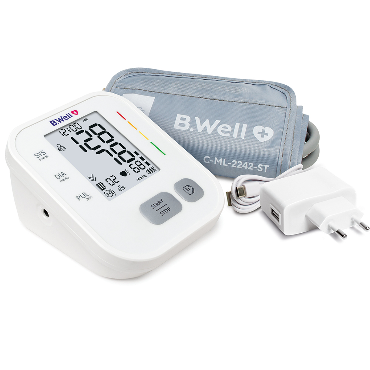 Тонометр автоматичний B.Well PRO-22 з адаптером, фото 1