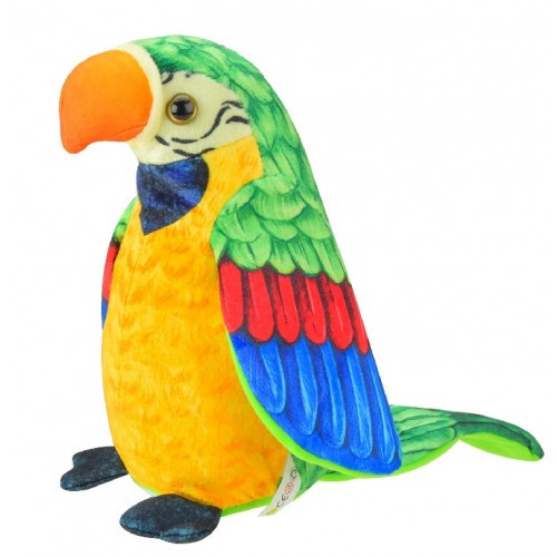 М'яка іграшка повторюшка Папуга C41808 в пакеті р.23х12х10 см