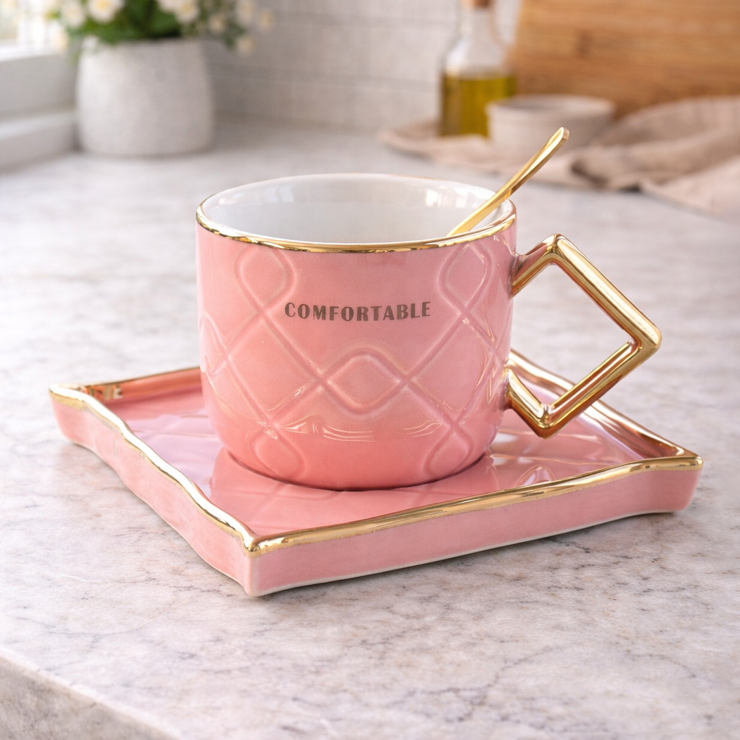 Кавова чашка з блюдцем "Комфорт", 200 мл, фото 1