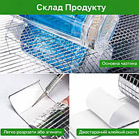 Самоклеюча дзеркальна мозаїка в рулоні 4×100 см,  декоративні акрилові дзеркальні наклейки для стін, меблів, предметів