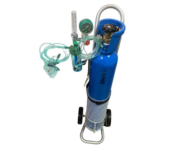 Кисневий балон "МЕДИКА" (кисневий інгалятор) об'ємом 10 літрів, фото 1