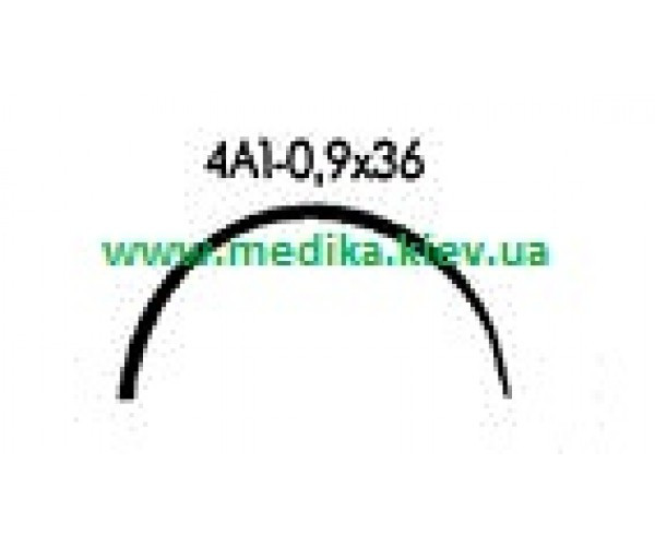 4А1 0,9 х 36 Голка хірургічна вигнута 4/8 обводу., фото 1