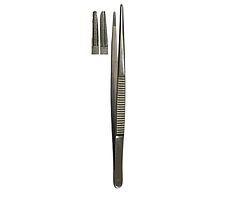 П-71 Пінцет анатомічний з атравматичною нарізкою 200 мм