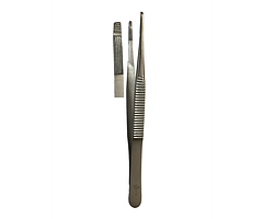 П-57 Пінцет судинний із подвійною нарізкою 150 мм