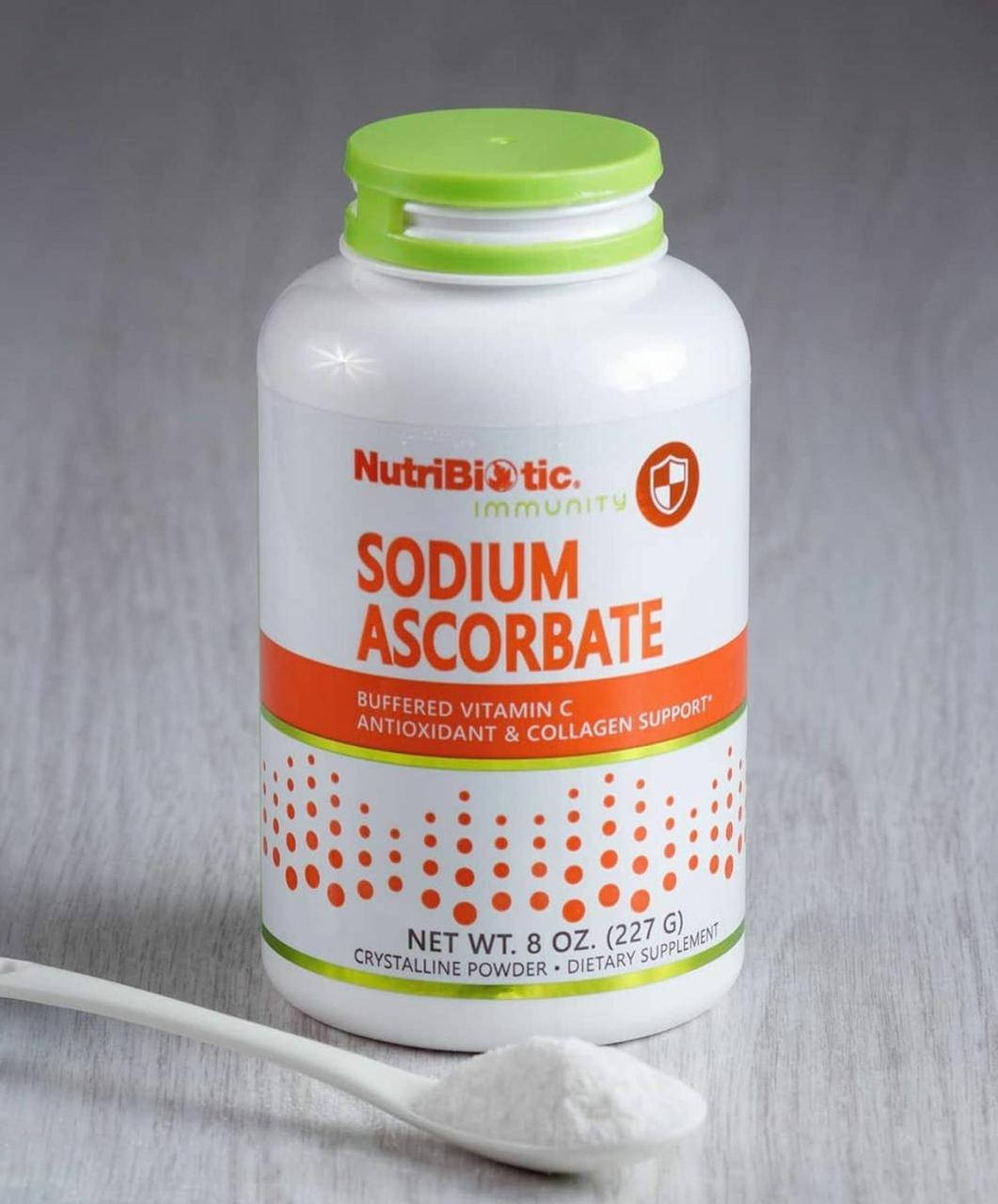 

Витамин С порошок, Sodium Ascorbate, iHerb, США