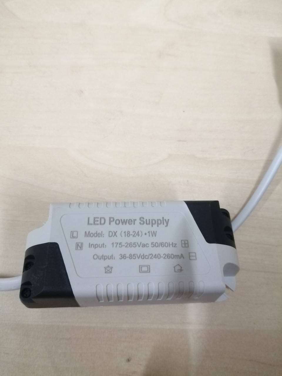 

Драйвер LED (240-260mA) 18-24W