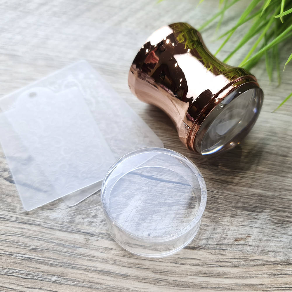 

Штамп для стемпинга шикрокий 3,5см бронза, Золотистый