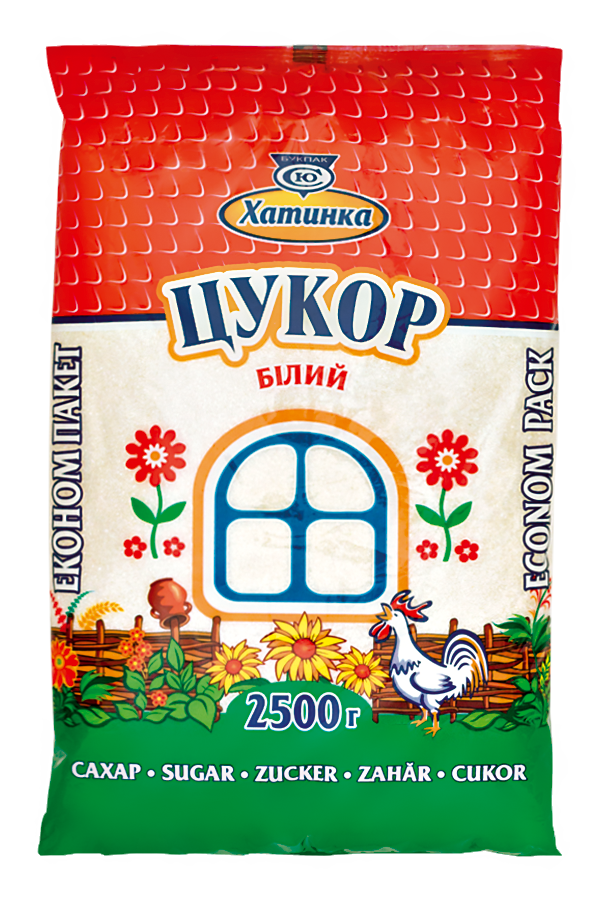 

Сахар белый, ТМ Хатинка, 2,5кг