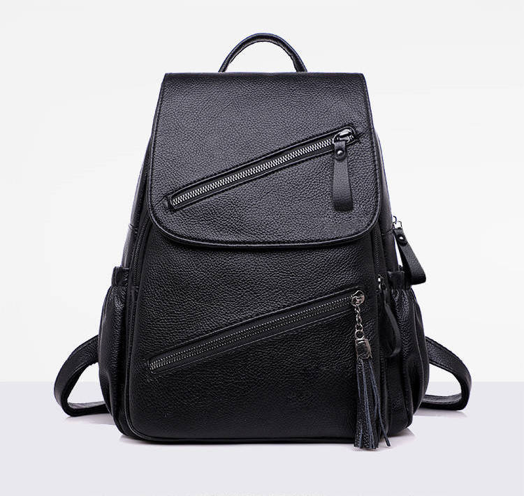 

Женский рюкзак эко-кожа Black 1243, Черный