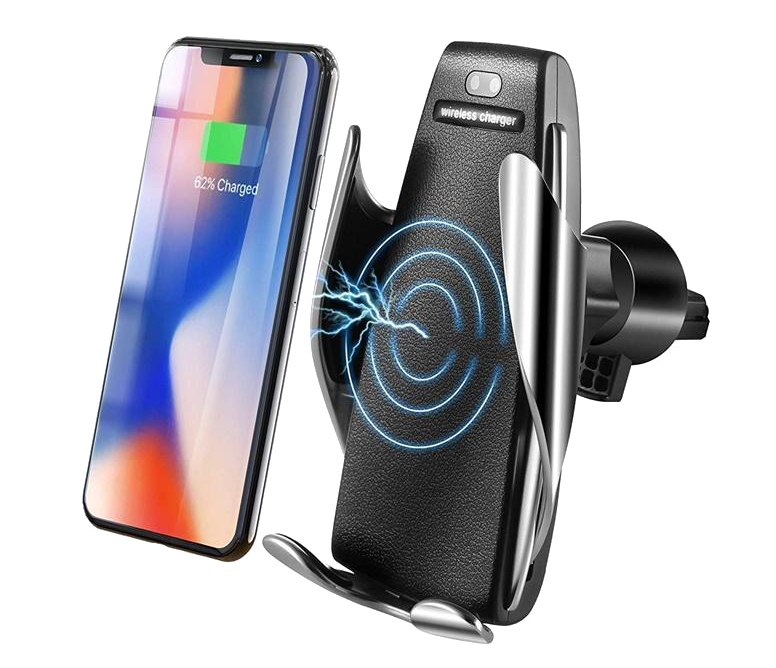 

Автомобильный держатель сенсорный с функцией беспроводной зарядки Penguin Smart Sensor Holder S5, Черный